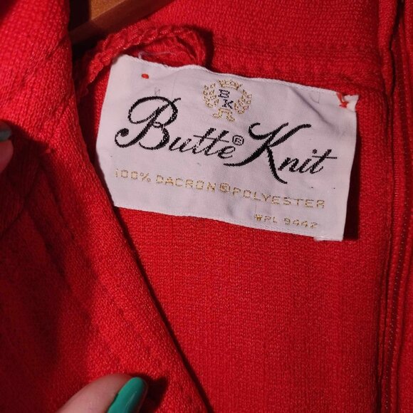 Butte Knit Womens M Vibrant Vintage‎ Belted Cardigan Light Jacket Long Sleeve - Picture 3 of 10